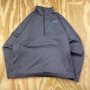The North Face Canyonlands 1/2-Zip Pullover – Men’s M – Grey/Black